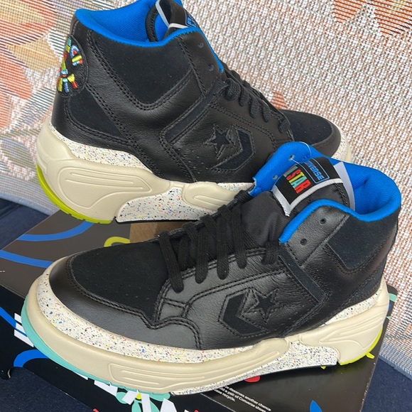 Converse WMNS 172194C
WEAPON CX MID
BLACK/CLOUD CREAM/LIME TWIST
Sneakers - Picture 11 of 16